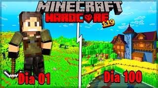 SOBREVIVI 100 DIAS NO MINECRAFT HARDCORE 1.19 - O Filme