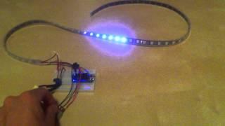 LED Strip trail effect