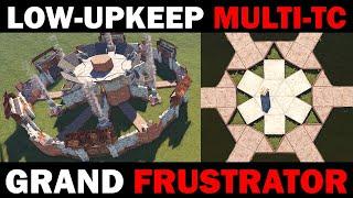 Multi TC Grand Frustrator - Wall-Stacked Clan Base | 61 hours Upkeep