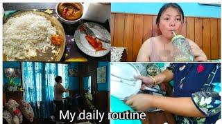 My daily routine//Mukbang.#Sikkim mom's vlog.