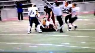bartlett high school golden bears #14 dimitri torres interception.