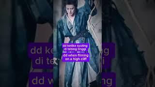Wang Hedi staged the scene himself on a towering cliff #videoshort#dylanwang #livelongandprosper#fyp