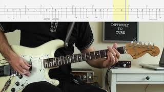 Deep Purple/Rainbow - Difficult to Cure/Beethoven Guitar lesson