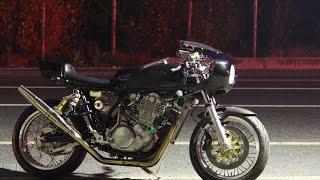 YAMAHA SR400 カスタム色々　DELL-SARA Hiroshima