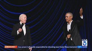 Biden arrives in Southern California for Los Angeles fundraiser