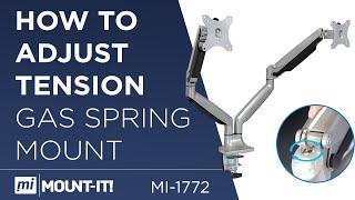 How to Counterbalance and Adjust the Tension on your Gas Spring Monitor Arm Mount (MI-1772)