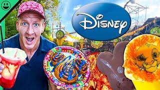 $100 Disney Food Challenge in Animal Kingdom! Most Expensive Food on Earth!!