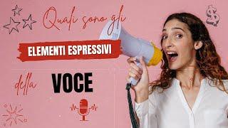 Elementi espressivi della voce: volume e tono