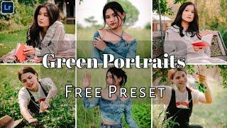 Green Portrait Free Preset | Green Portrait Photo Edit | Vishal Preset |