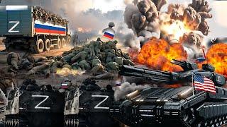 October 18, BRUTAL ATTACK, 4 Russian Troop Battalions Destroyed by US Super Advanced Weapons