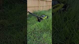 Ryobi 40v Electric Push Mower - Tall Grass Test