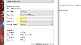 Change Lock Screen Clock 12 hour to 24 hour Format - Windows 10