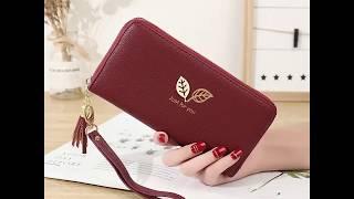 R111-28 Ladies Fashion Zipper Clutch Bag Wallet Card Bag Wallet