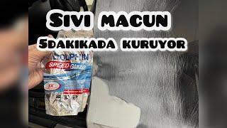 SIVI MACUN !! 5 DAKİKADA KURUYOR !!  Macun Nasıl Çekilir ?