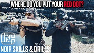 What Position Is Better For A Red Dot On Your Rifle