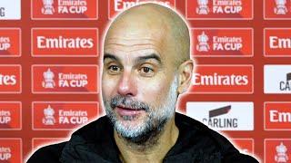 'It's better to win TREBLE OR QUADRUPLE... COME ON!' | Pep Guardiola | Man City 3-1 Plymouth Argyle