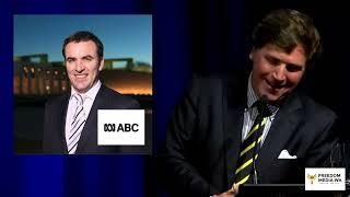 Tucker Carlson Schools Australian Media at Press Conference