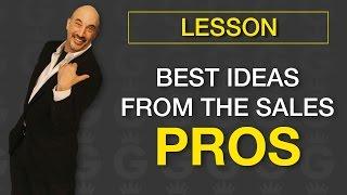 Best Sales Ideas from Sales Pros | Sales Training