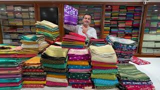 Boompick any 2  offers Chickpet Bangalore wholesale budget friendly sarees single saree courier av