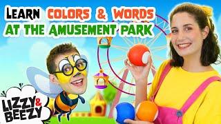 Learn Colors and Words at the Amusement Park | Kids Song, Nursery Rhymes for Babies - Toddler Videos