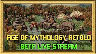 Casting Top Player Games - Age of Mythology Retold Closed Beta Multiplayer Live Stream