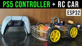 RC Car using PS5 Controller and ESP32 | DIY