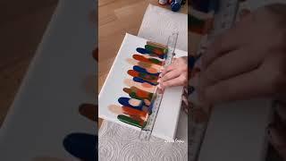 Most satisfying painting  DIY #satisfying #painting #love #colors #simplediy #diyart #shorts #beta