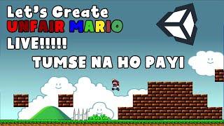 Developing UNFAIR MARIO like game LIVE - Nikhil Malankar