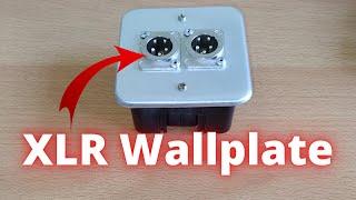 Wiring XLR Wall Plate