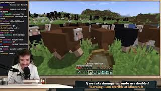 Dougdoug "Minecraft take damage" stream edit draft