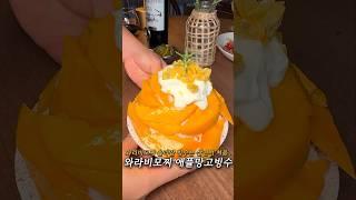 신화월드 맛집/카페 여기로 그냥 가세요 애플망고빙수 미쳤어요 (+와라비모찌)