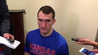 Clay Young prepared to play after practicing against KU's bigs