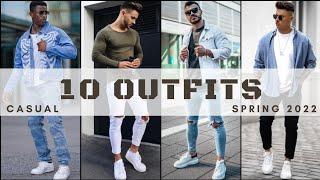 10 Latest Spring Outfit Ideas For Men 2022 | Men's Fashion | Spring 2022