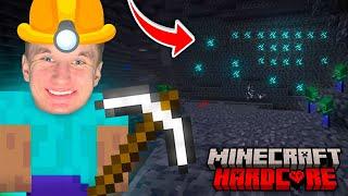 Jeg fandt en Kæmpe Cave Fyldt med Diamanter! | Minecraft Hardcore #2