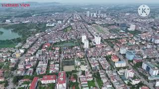 Overview of Bac Giang city . Toàn cảnh thành phố bắc giang bằng flycam DJI