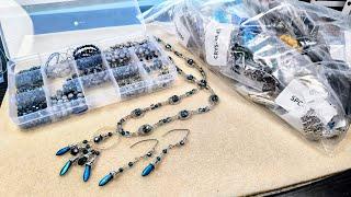 Bead Box Bargains year end clearance haul & an on-the-fly jewelry design!