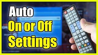 How to Turn On Sleep Timer & Auto Turn On TV for Samsung TV old Model (Easy Method)