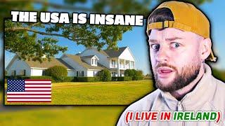 POOR British GUY Reacts to BRITISH vs AMERICAN Homes..