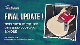 Final Update! Peter Green Fender & More! | Sept '24 Guitar Auction Consignment Update | Episode 11