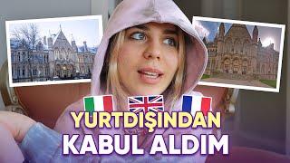 3 FARKLI ÜLKEDEN KABUL ALDIM!