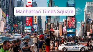 Walking New York Time Square Manhattan New York 2024