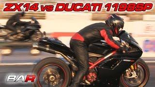 Ducati 1198 SP vs ZX14