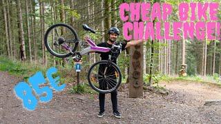 CHEAP BIKE CHALLENGE | Downhill und Tricks mit 85€ MTB | Peter Henke