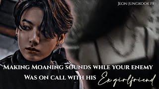 [ jungkook ff ] when you make m0aning sounds while he was on call  | #btsff