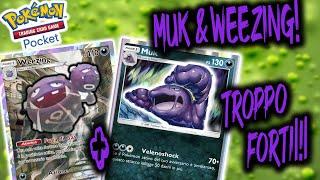 MUK SPACCATUTTO!! DECK DA PROVARE+SBUSTAMENTO EPICO! Pokémon[TCGP]Trading Card Games Pocket