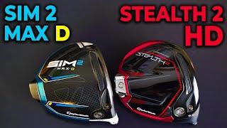 ULTIMATE FORGIVENESS! // TaylorMade Stealth 2 HD vs SIM 2 Max D