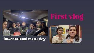 First vlog || International men's day ||