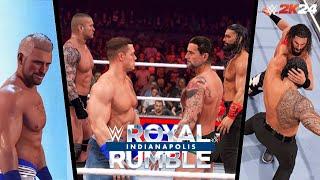 WWE 2K24: Men's Royal Rumble 2025 match Prediction Highlights || How it Should Be Booked