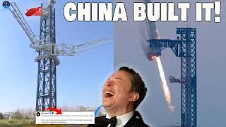 CHINA Made Itself a JOKE When Building SpaceX Mechazilla Copy...Musk's Reaction!