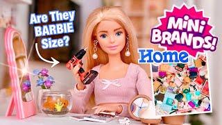 Mini Brands HOME! Are They Barbie Doll Size? ZURU 5 Surprise